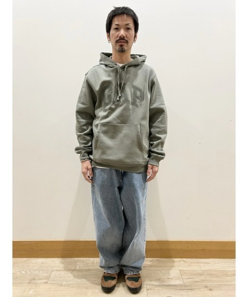 GAP パーカー リラックスGapロゴパーカー(ユニセックス) メンズ