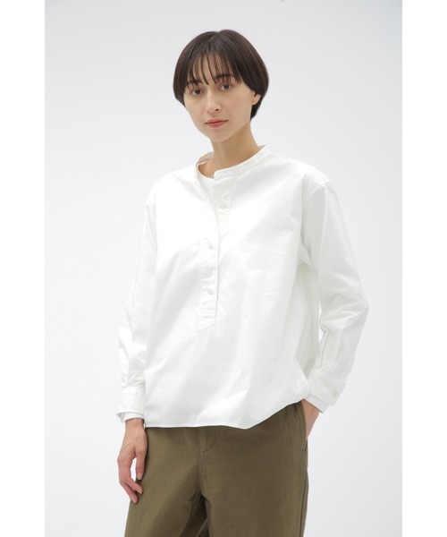 ブラウス シャツ COMPACT COTTON POPLIN レディース