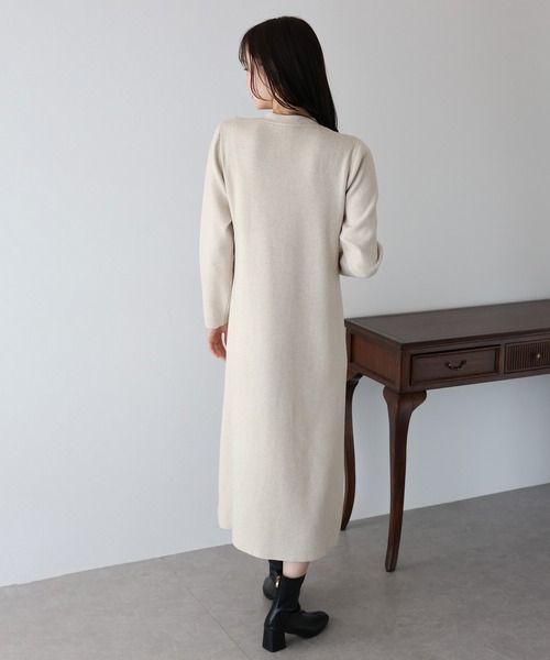 PEARLATES ボウタイ　ニットワンピース ボウタイニットワンピース,レディース服(カテゴリ)