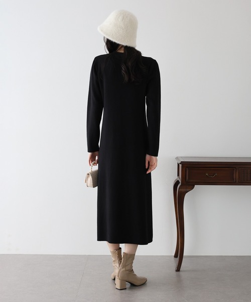 PEARLATES ボウタイ　ニットワンピース ボウタイニットワンピース,レディース服(カテゴリ)