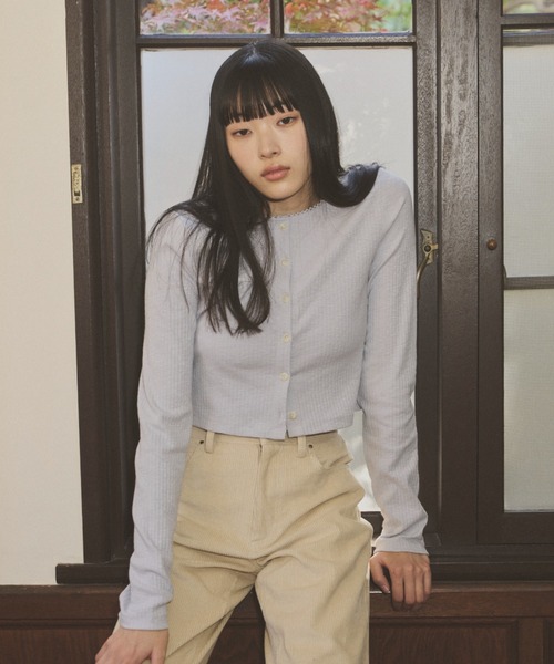 giunon ロングスリーブレースカーディガン GIUNON カーディガン long sleeve lace cardigan / ロング
