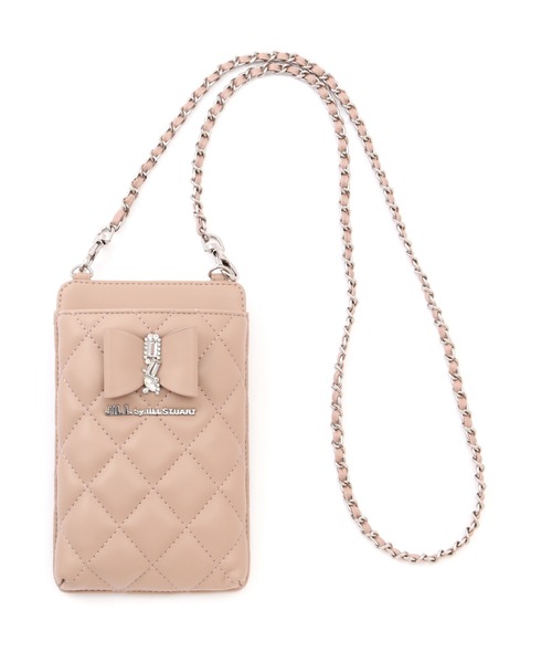 大人気 ジルバイジルスチュアート リボン ショルダー ポーチ JILL by JILL STUART（ジルバイジルスチュアート） ポーチ キルト