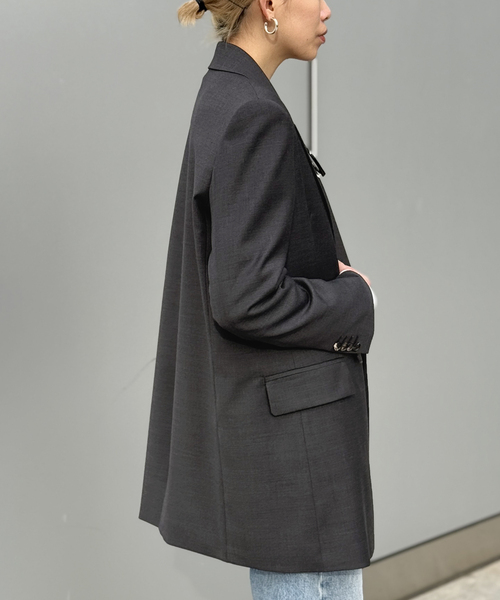 AP STUDIO ジャケット テーラードジャケット ウールシルクジャケット