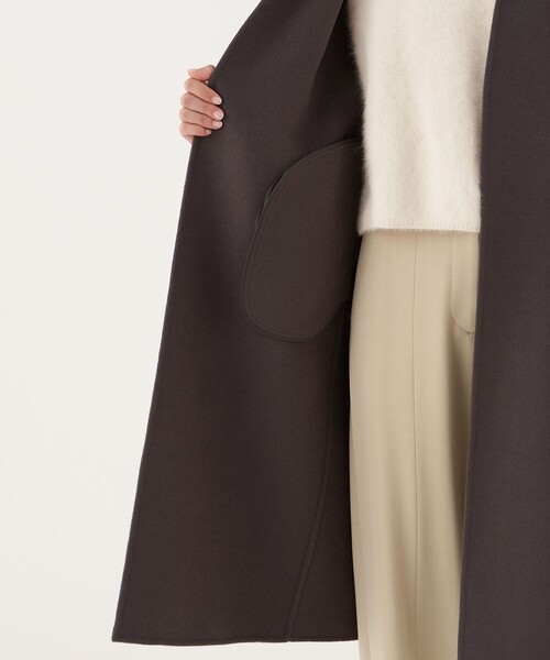 DES PRES（デプレ） ノーカラーコート FREE ライトベージュ レディース