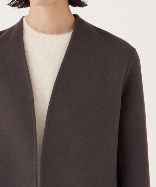 DES PRES（デプレ） ノーカラーコート FREE ライトベージュ レディース