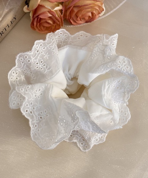 pyornim（ピョルニム） シュシュ フリルレースシュシュ : ZOZOTOWN