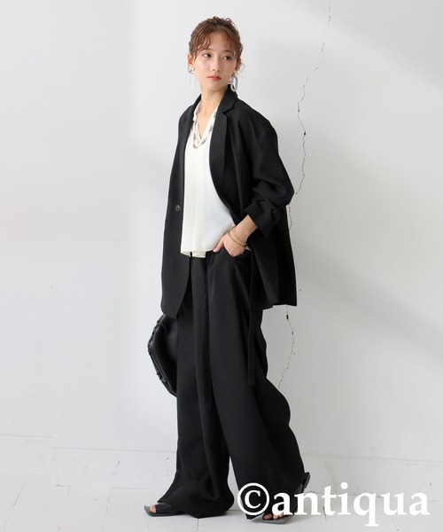 antiqua セットアップ コーデセット ジャケット×ワイド