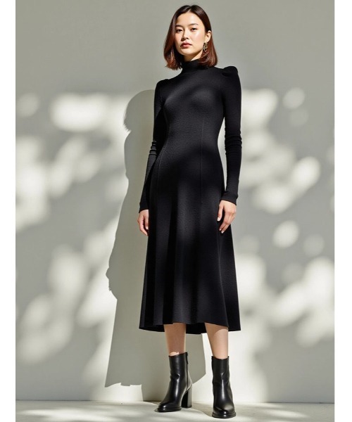 Edit Sheen（エディットシーン） ワンピース パフスリーブハイネック