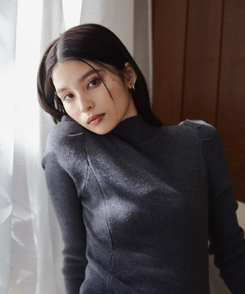 Edit Sheen（エディットシーン） ワンピース パフスリーブハイネック