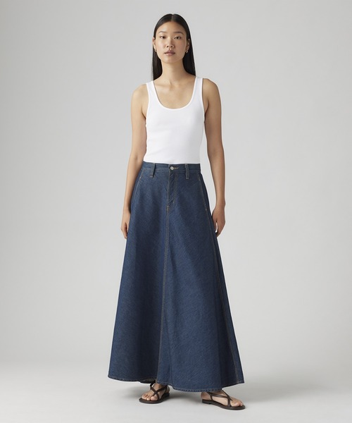 Levi's（リーバイス） デニムスカート XL SKIRT ダークインディゴ