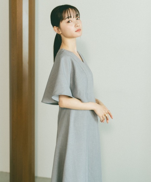 新品未使用】formforma ロングワンピース 総刺繍 13号 ピンク系