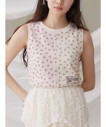 タンクトップ ノースリーブ floral×floralカットタンクトップ レディース｜ZOZOTOWN Yahoo!店