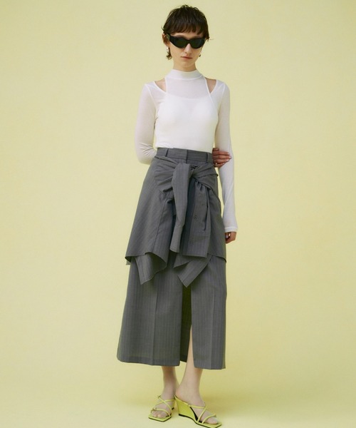 JOSE MOON シアーレイヤードカットソー JOSE MOON（ジョゼムーン） tシャツ SHEER LAYERD CUTSEW/シアー