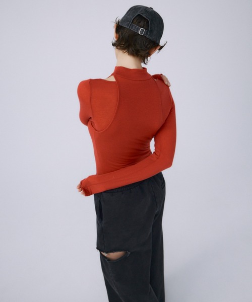 JOSE MOON（ジョゼムーン） tシャツ SHEER LAYERD CUTSEW/シアー