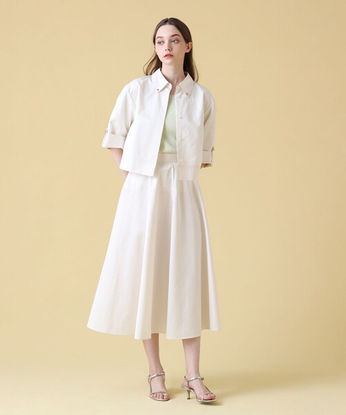 ANAYI（アナイ） スカート 「セットアップ対応商品」ツイルローベルト