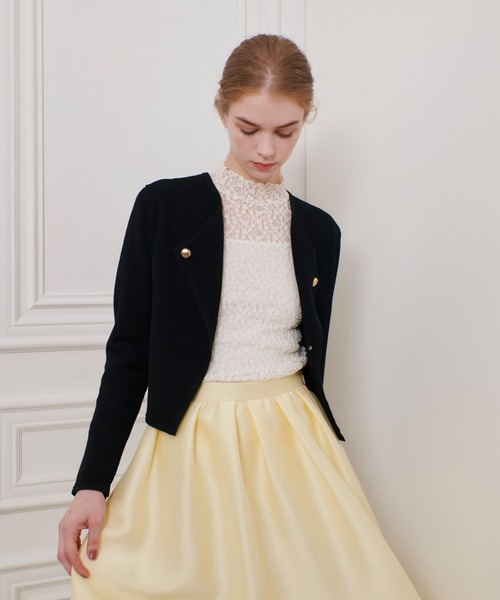 新作商品 LOULOU WILLOUGHBY 「LOULOU ノーカラージャケット