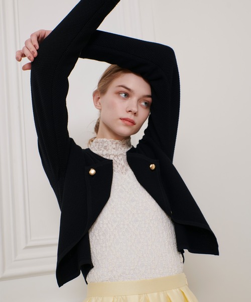 LOULOU WILLOUGHBY ジャケット ノーカラージャケット 「LOULOU