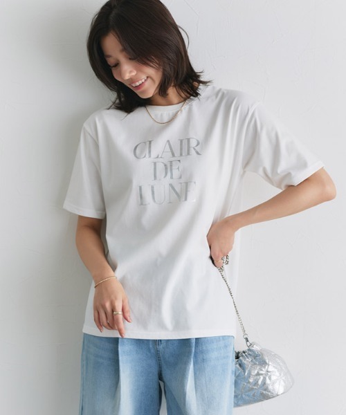 Pierrot（ピエロ） tシャツ 「イージーケア」オーバーサイズロゴT