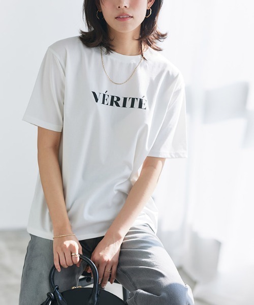 Pierrot（ピエロ） tシャツ 半袖 「接触冷感・イージーケア」オーバー