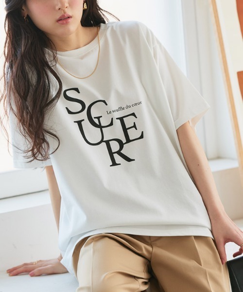 Pierrot（ピエロ） tシャツ 「接触冷感・イージーケア」オーバーサイズ