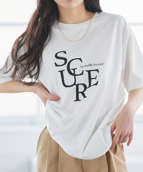 Pierrot（ピエロ） tシャツ 「接触冷感・イージーケア」オーバーサイズ