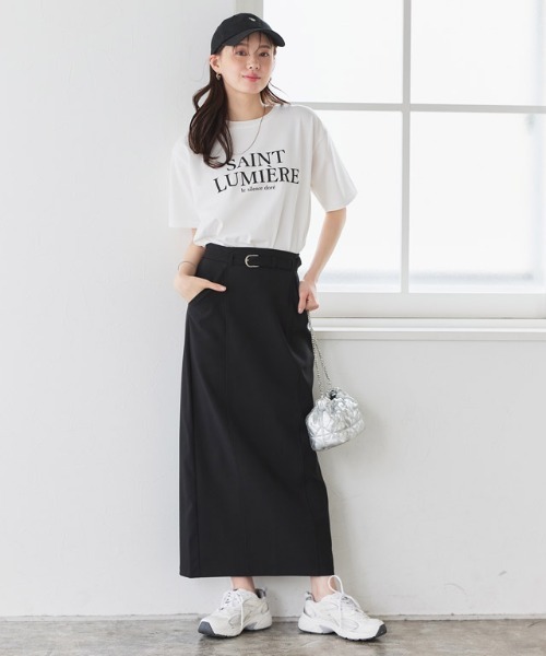 Pierrot（ピエロ） tシャツ 半袖 「接触冷感・イージーケア」オーバー