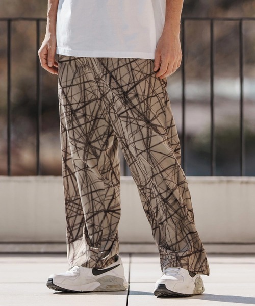 CAMBIO（カンビオ） パンツ mp13374-Radiation Pattern Wide Straight