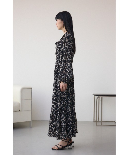 新品未使用品！！MOUSSY チェック柄 ロングワンピース M moussy マウジー ワンピース ロングワンピース チェック リボン