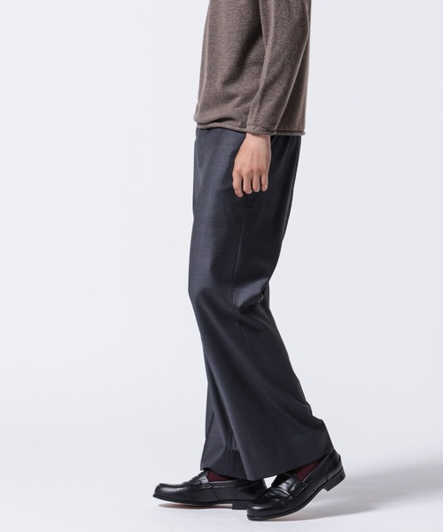 NANO universe（ナノ・ユニバース） パンツ 「ASSEMBLANC」シルク