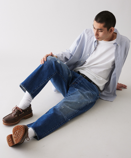 【即完売】LEVI’S 別注 501Selvedge Paint W40 L26 即完売】LEVI'S 別注 501Selvedge Paint W40 L26