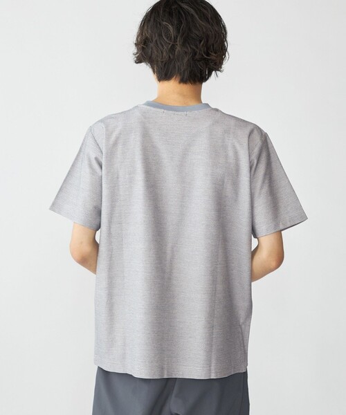 SHIPS（シップス） tシャツ SHIPS: ジャカード マイクロ ボーダー T