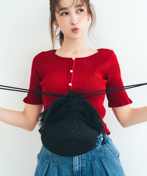 すぐ届く 可愛い【JILL by JILL】チュール ペーパー ポシェット 楽天市場】【SALE／40%OFF】チュールペーパーポシェット JILL by