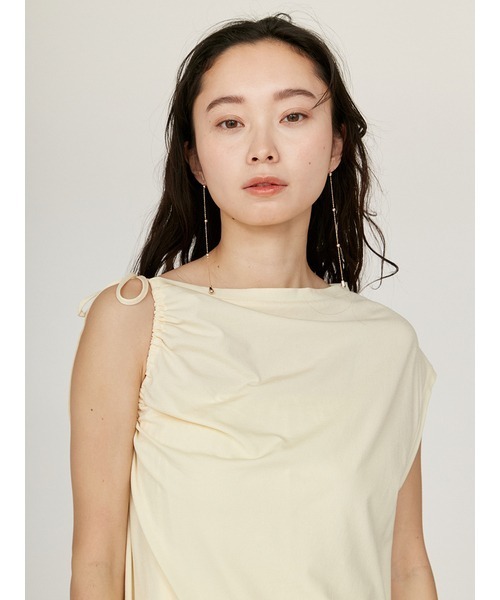 emmi ワンピース アシンメトリーカットワンピース : ZOZOTOWN