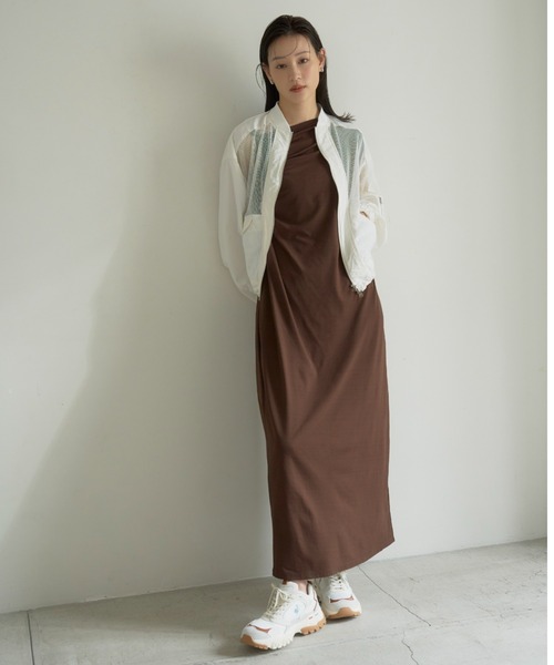 emmi ワンピース アシンメトリーカットワンピース : ZOZOTOWN