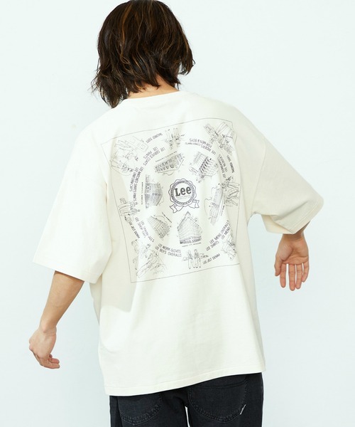 Lee tシャツ Lee/リー バンダナバックプリントTシャツ/ルーズ