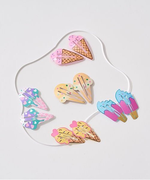 【M】ヘアクリップ2個セット ヘアクリップ アイスヘアクリップ2Pセット : ZOZOTOWN Yahoo!店 - 通販