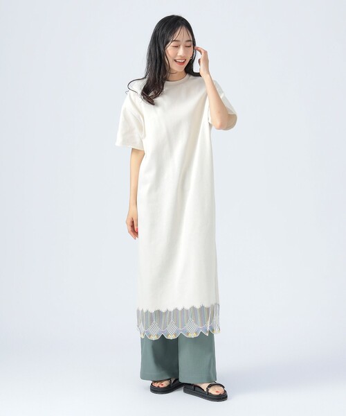 【Beams】レースワンピース BEAMS OUTLET｜BEAMS HEART / 2タイプ レース ワンピース