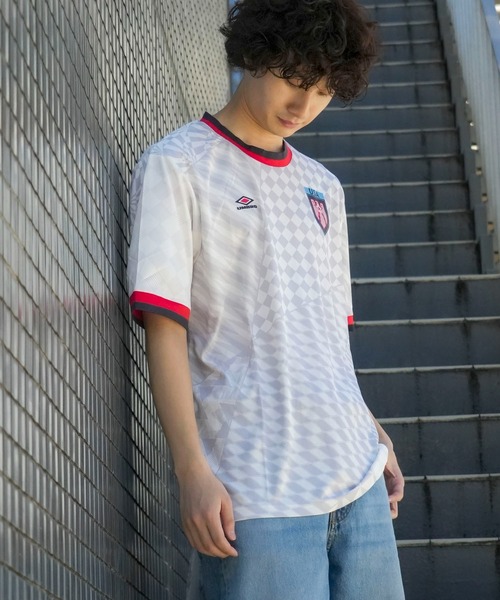 UMBRO JERSEY トップス Umbro Men's Zig Zag Soccer Jersey Shirt, Navy/Red | eBay