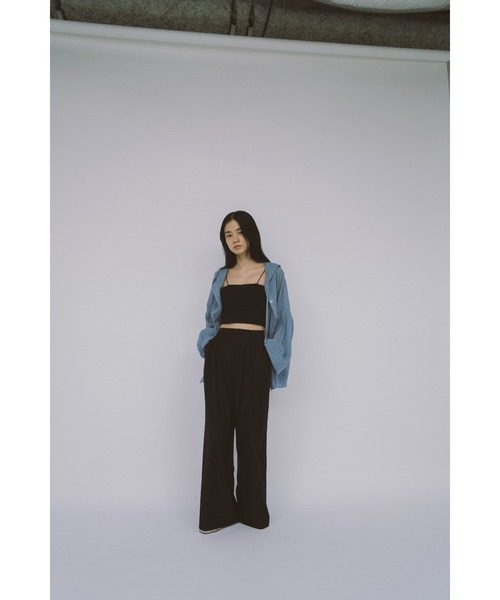 ブラウス シャツ UNISEX チェックフーディシャツ レディース duei ブラウス シャツ チェックフーディーシャツ レディース