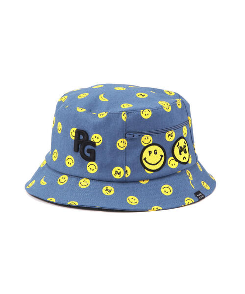 PEARLYGATES/パーリーゲイツ ランダムロゴプリントハット パーリーゲイツ ランダムロゴプリントハット (UNISEX)