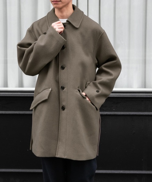 URBAN RESEARCH ステンカラーコート S ダークブラウン URBAN RESEARCH（アーバンリサーチ） ステンカラーコート LARGE