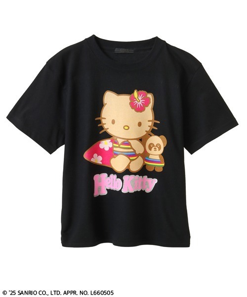 ハンドメイドきてぃ Candy Stripper tシャツ 「HELLO KITTY」GAL＆PEPE BABY Tシャツ