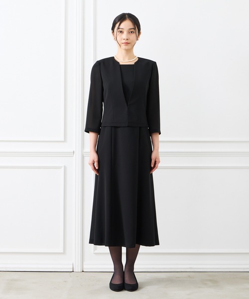 AIMER（エメ） ワンピース 「夏用喪服・礼服」ウォッシャブル Vネック