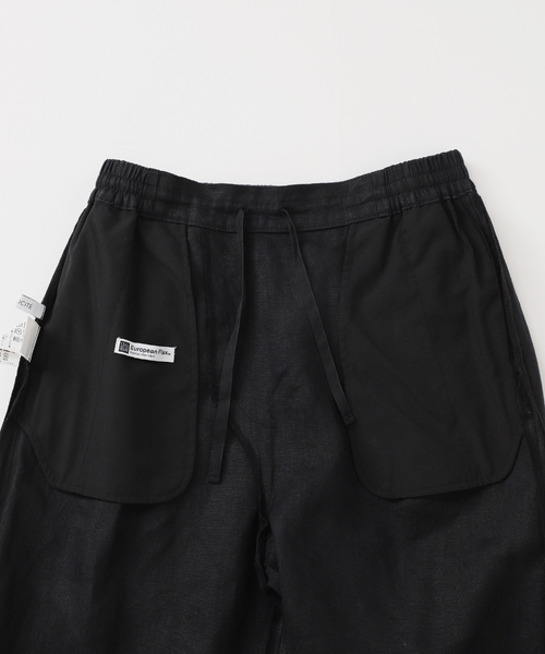 BC STOCK フレンチリネンストレートパンツ 追加4》手洗い可 / フレンチリネンストレートパンツ｜ベーセー