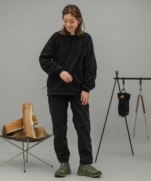 「EKAL」 イージーパンツ MEDIUM ブラック メンズ_画像2