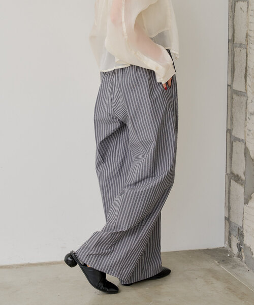 WHIMSY ストライプリラックスパンツ Mサイズ WHIMSY ストライプリラックスパンツ Mサイズ リラックス