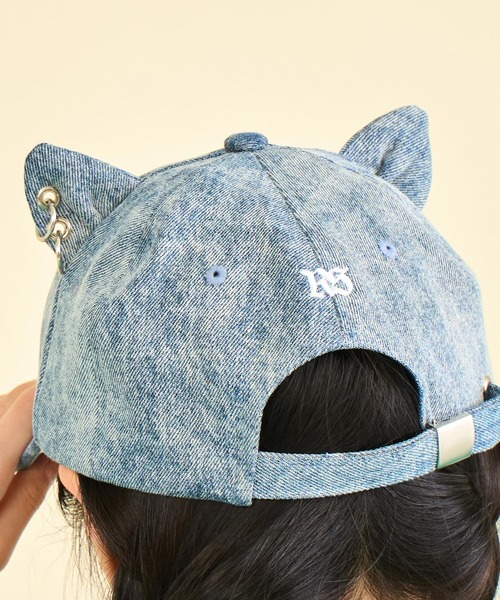 ANAP GiRL キャップ 帽子 ANAPR+S リング付 ネコミミ (ユニ