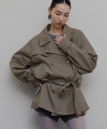 ジャケット・アウター AmeriVINTAGE DADDY MIDI TRENCH COAT Ameri（アメリ） トレンチコート コート DADDY MIDI TRENCH COAT