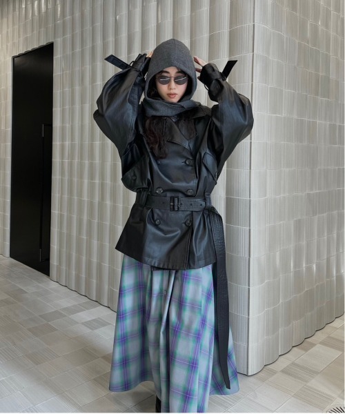 ジャケット・アウター DADDY MIDI TRENCH COAT Ameri（アメリ） トレンチコート コート DADDY MIDI TRENCH COAT