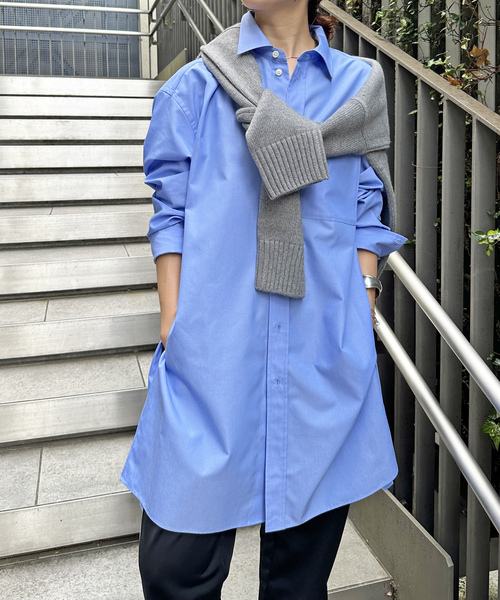 「Spick & Span」 長袖シャツ FREE サックスブルー レディース